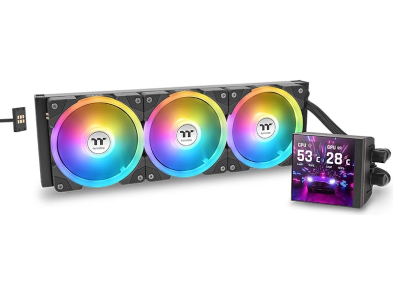 Thermaltake MAGFloe 360 Ultra ARGB AIO Køler (sort) CPU - Vandkøling