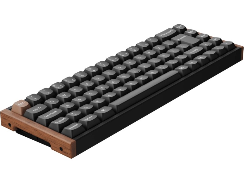 Keychron K6 HE SE Trådløst Gamingtastatur (træ/sort) Gamingkeyboard