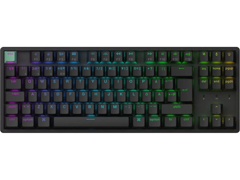Keychron K8 HE Trådløst Gamingtastatur (sort) Gamingkeyboard