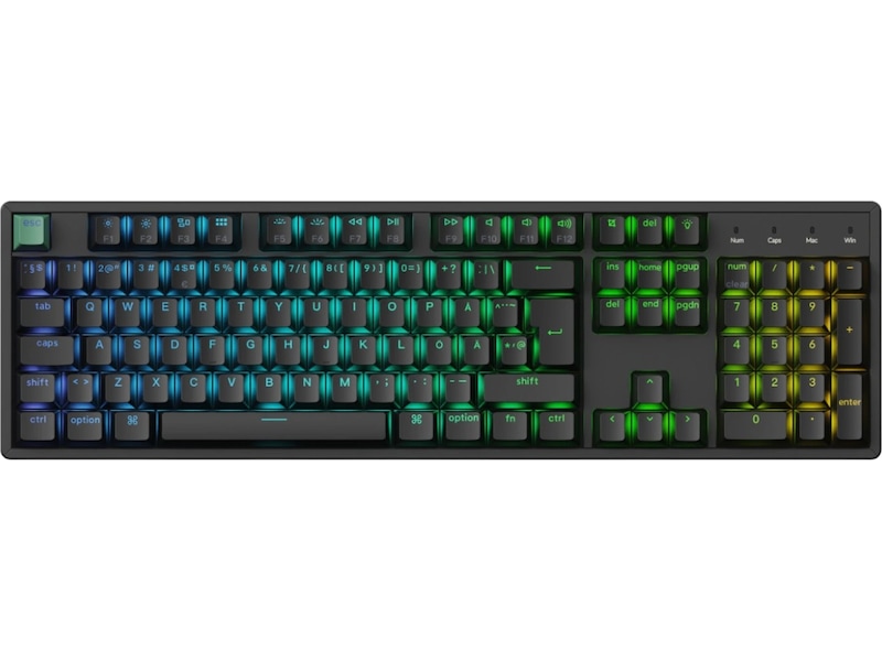 Keychron K10 HE Trådløst Gamingtastatur (sort) Gamingkeyboard