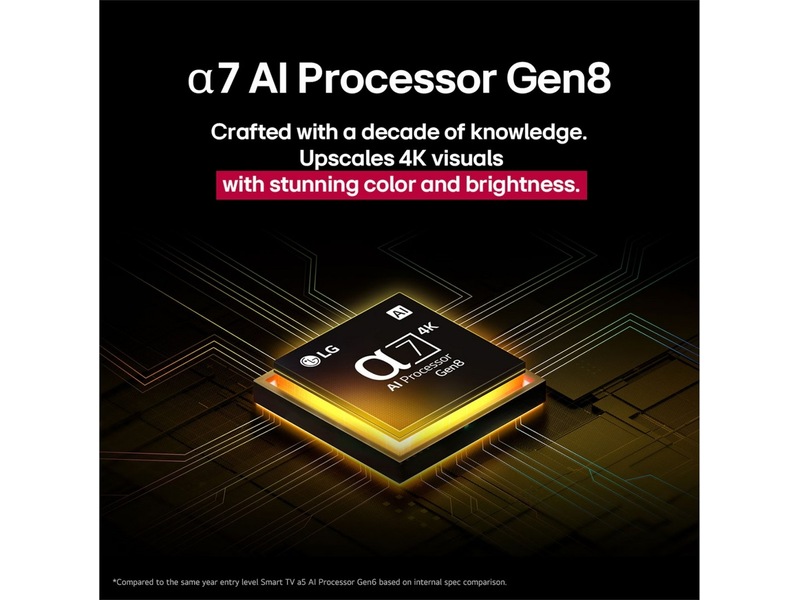 LG 55'' QNED7E AI 4k Smart TV 55QNED7EA6B (2025) 50 - 59 tommer TV