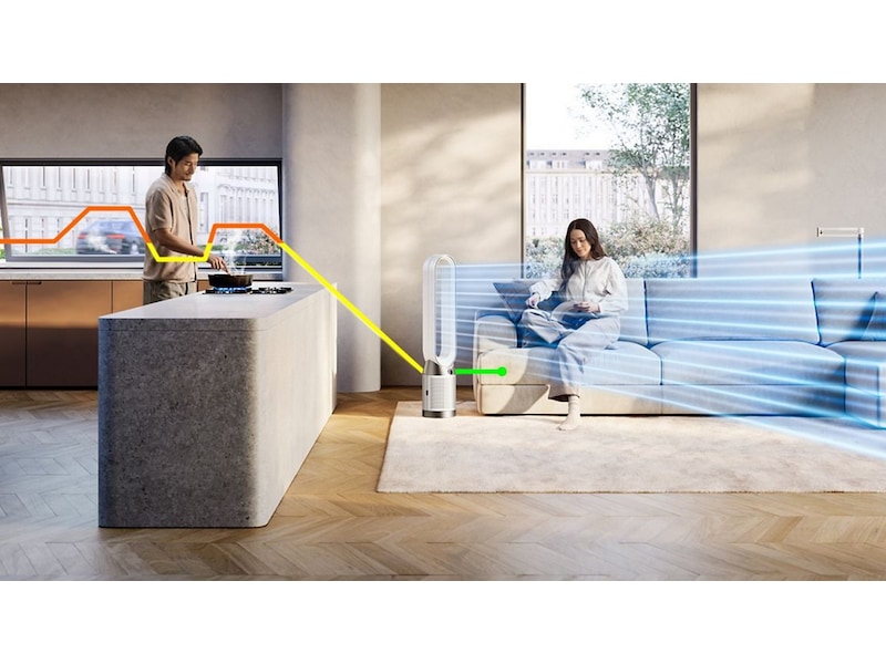 Dyson Cool PC1 luftrenser og ventilator (hvid) Luftrensere