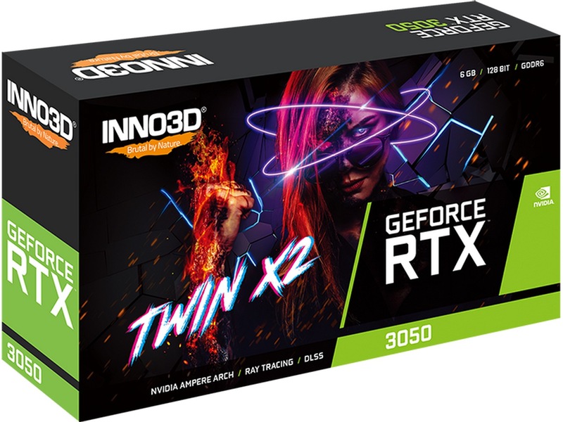 INNO3D GeForce RTX 3050 6GB TWIN X2 V2 Grafikkort
