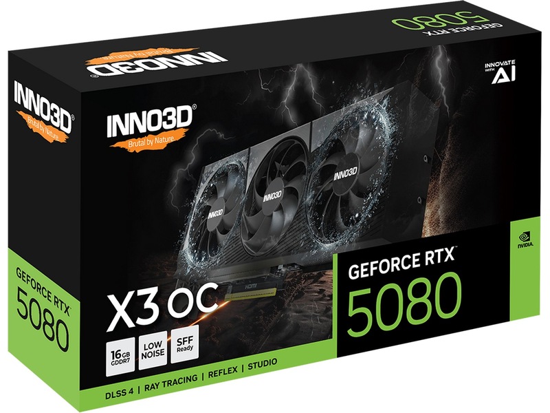 INNO3D GeForce RTX 5080 X3 OC Grafikkort