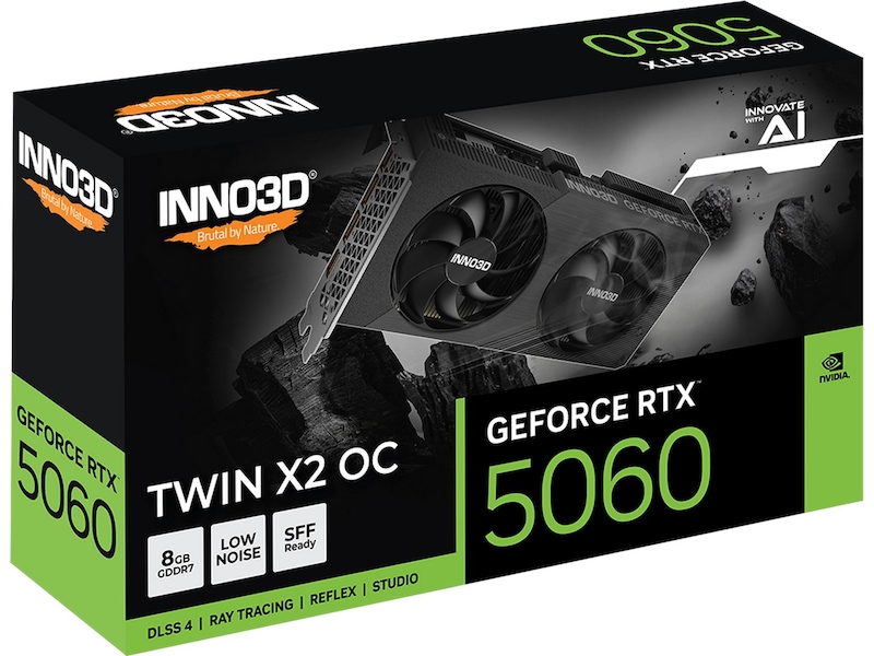 INNO3D GeForce RTX 5060 Twin X2 OC V2 Grafikkort