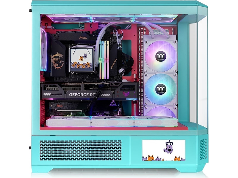 Thermaltake View 600 TG Full Tower (mint strawberry) Big Tower