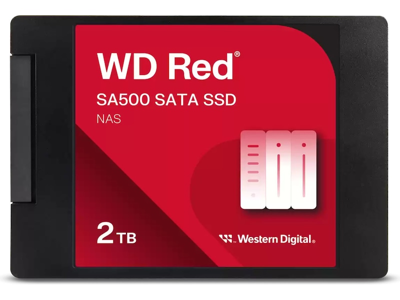 WD Red SA500 NAS SSD 2TB Harddisk 2,5