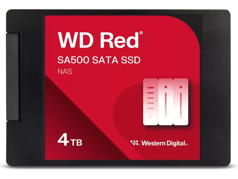 SanDisk WD Red SA500 NAS SSD 4TB Harddisk 2,5