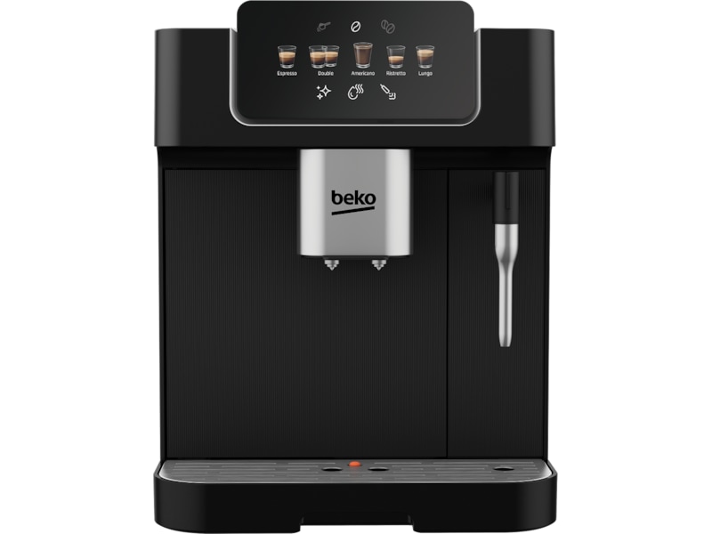 Beko CEG 7302 B Helautomatisk espressomaskine (sort) + mælkeskummer Espressomaskiner