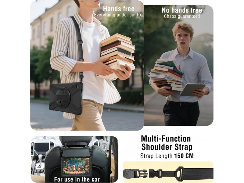 4smarts Rugged Case Grip til Samsung Galaxy Tab A11 Cover til tablet