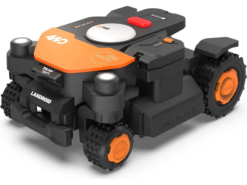 Kraftig 4WD klipper med AI-kamera til automatisk kortlægning Robotplæneklippere