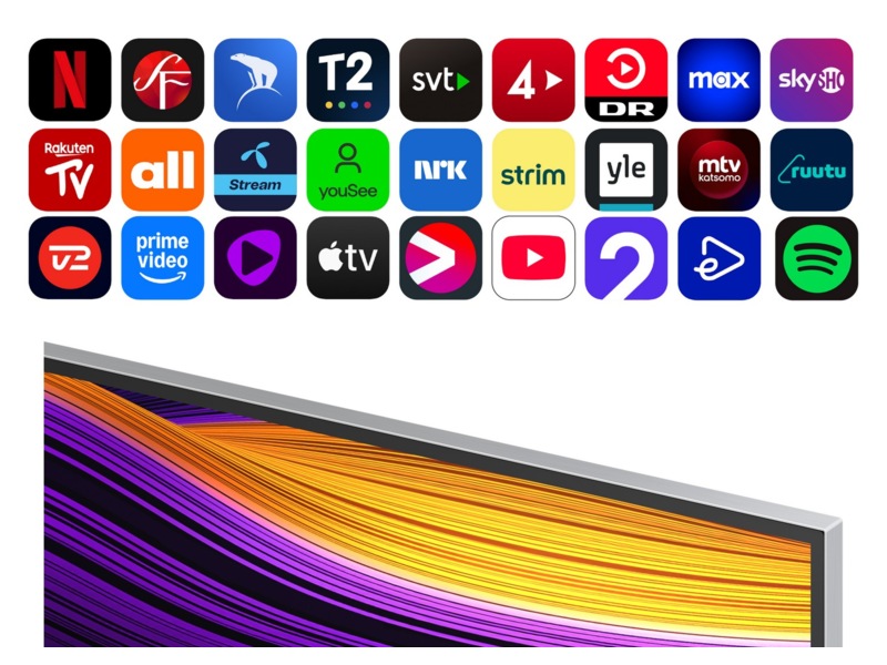 LG 65'' G5 OLED AI 4K OLED65G54 (2025) + lydplanke 60 - 69 tommer TV