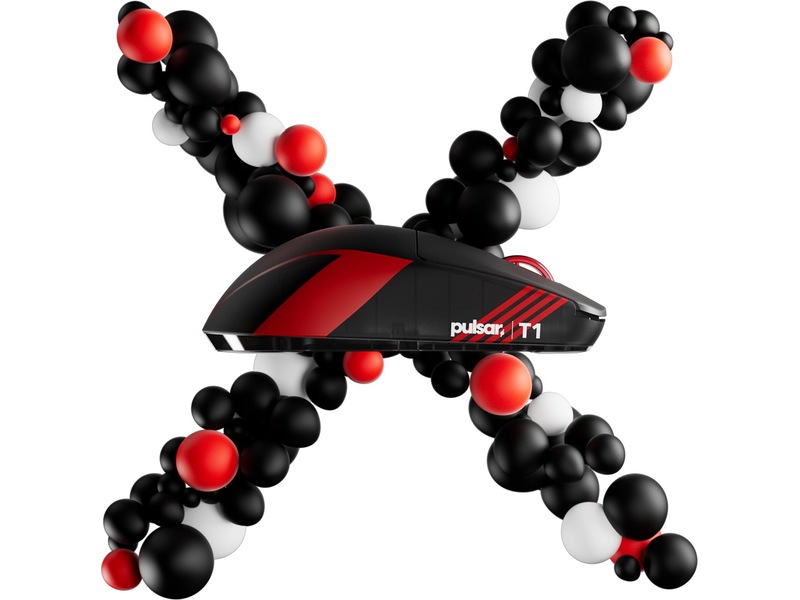 Pulsar X2 CRAZYLIGHT Mini trådløs gamingmus T1 Edition (sort) Gamingmus