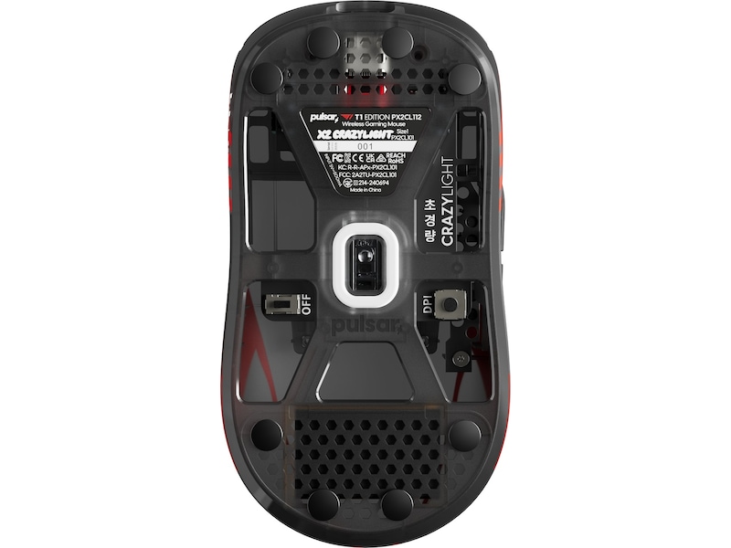 Pulsar X2 CRAZYLIGHT Mini trådløs gamingmus T1 Edition (sort) Gamingmus