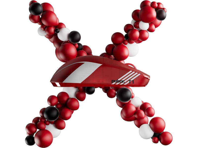 Pulsar X2 CRAZYLIGHT Mini trådløs gamingmus T1 Edition (rød) Gamingmus