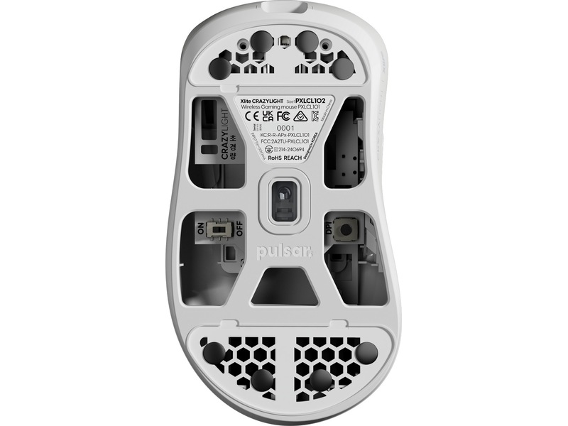 Pulsar Xlite CRAZYLIGHT Mini trådløs gamingmus (uyuni white) Gamingmus