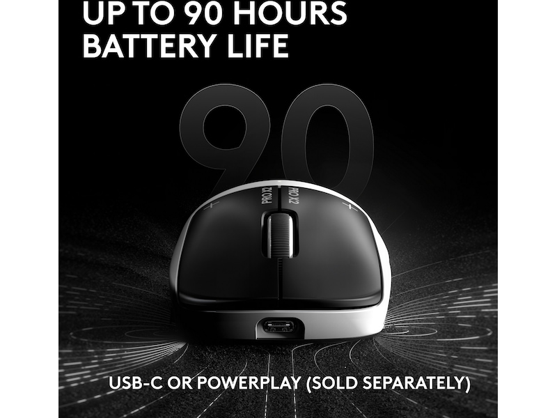 Logitech PRO X 2 SUPERSTRIKE trådløs gamingmus Gamingmus