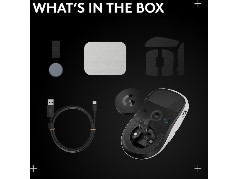 Logitech PRO X 2 SUPERSTRIKE trådløs gamingmus Gamingmus