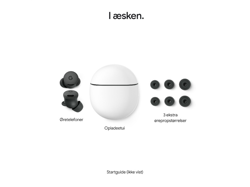 Google Pixel Buds 2a Trådløse høretelefoner, Earbuds (hazel) In-ear høretelefoner