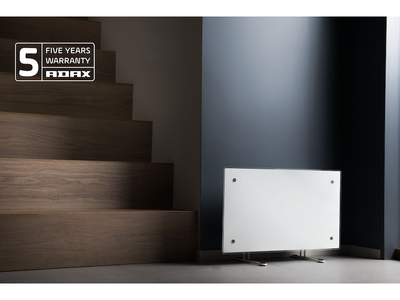 Adax Clea WiFi panelovn glas 1000W, 2-pak (hvid) Varmepaneler