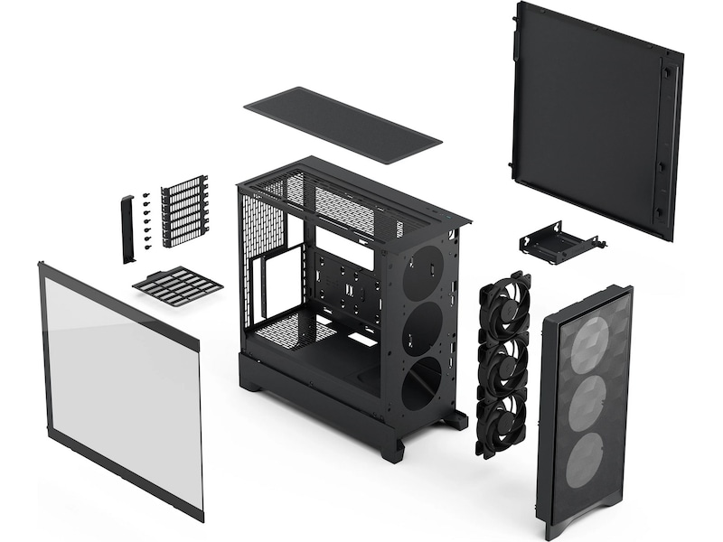Fractal Design Pop 2 Air TG mid tower (sort) Midi Tower