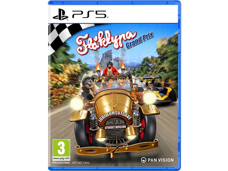 Flåklypa Grand Prix jubilæumsudgave PS5 Spil til Playstation 5