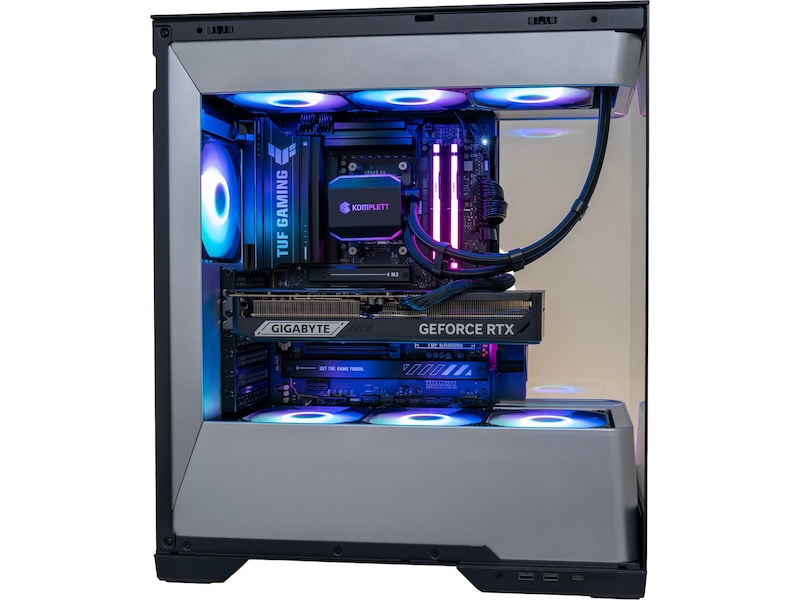 Komplett-PC Epic Gaming a377 RGB - RTX 5090 udgave Stationær Gaming PC