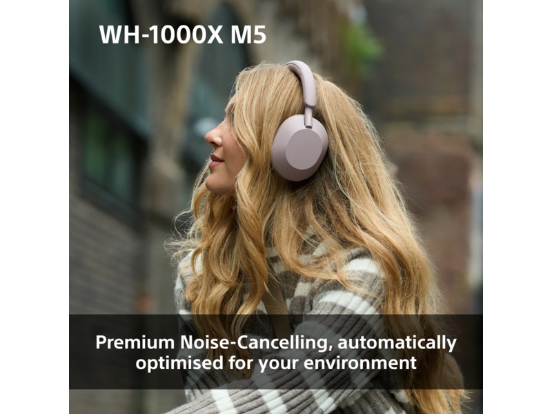 Sony WH-1000XM5 trådløse hovedtelefoner over-ear (blå) + WF-510 ørepropper Høretelefoner