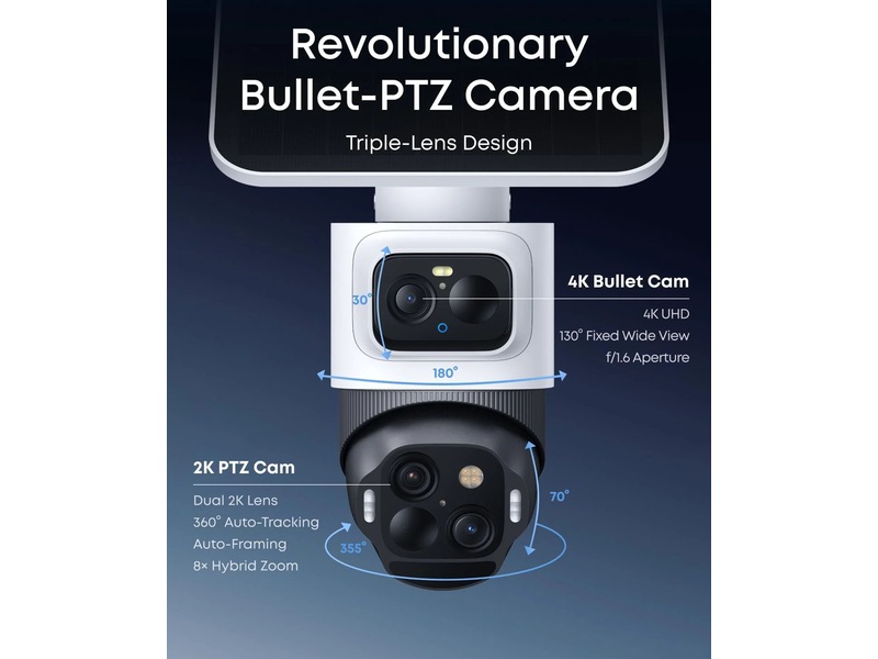 Eufy eufyCam S4 2-kamera kit Overvågningskameraer