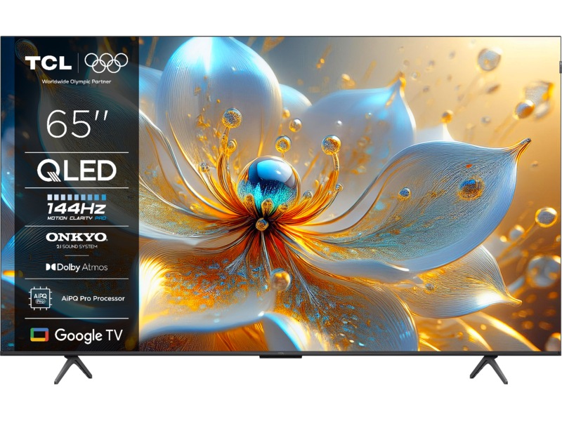 TCL 65" T8C 4K QLED Google TV (2025) + soundbar 70 - 79 tommer TV