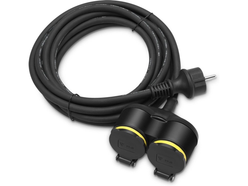 Andersson ECO 3.0 dobbelt forlængerledning 5 m 2-pak Forlængerkabel & strømskinne