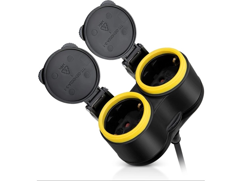 Andersson ECO 3.0 dobbelt forlængerledning 5 m 2-pak Forlængerkabel & strømskinne