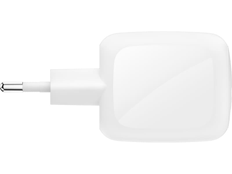 Belkin vægoplader 67W dobbelt USB-C PD GaN (hvid) Mobilopladere