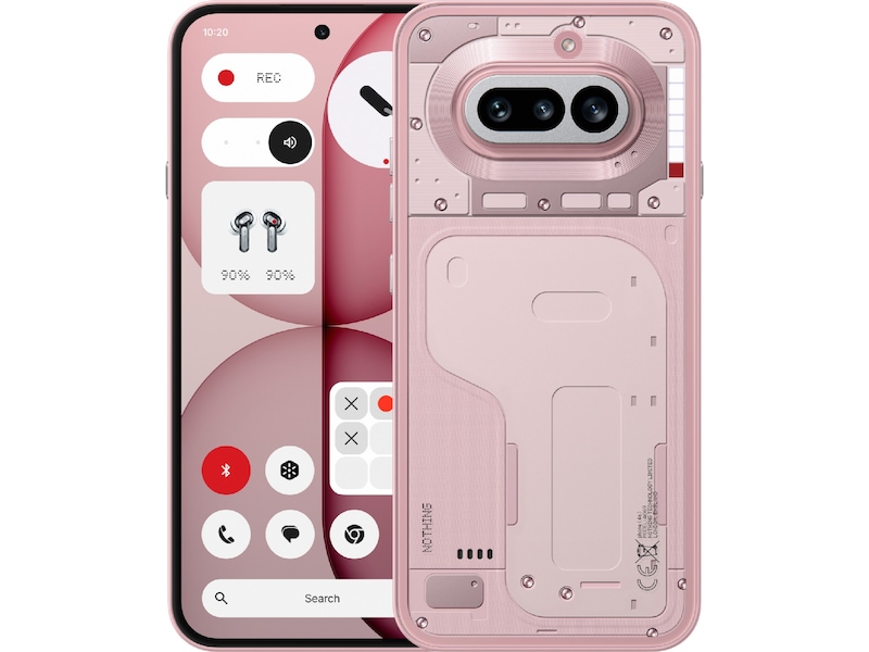 Nothing Phone (4a) 256GB (lyserød) Mobiltelefoner