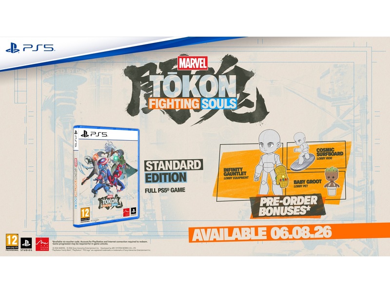 Marvel Tokon Fighting Souls Spil til Playstation 5