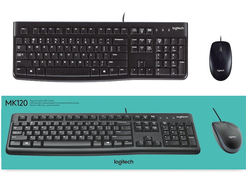 Logitech MK120 Combo Mus & keyboards -kombinasjonspakker
