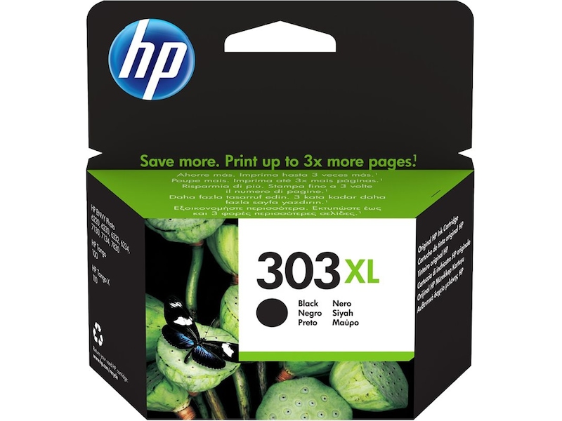 HP Blæk 303XL High Yield Sort Blækpatroner