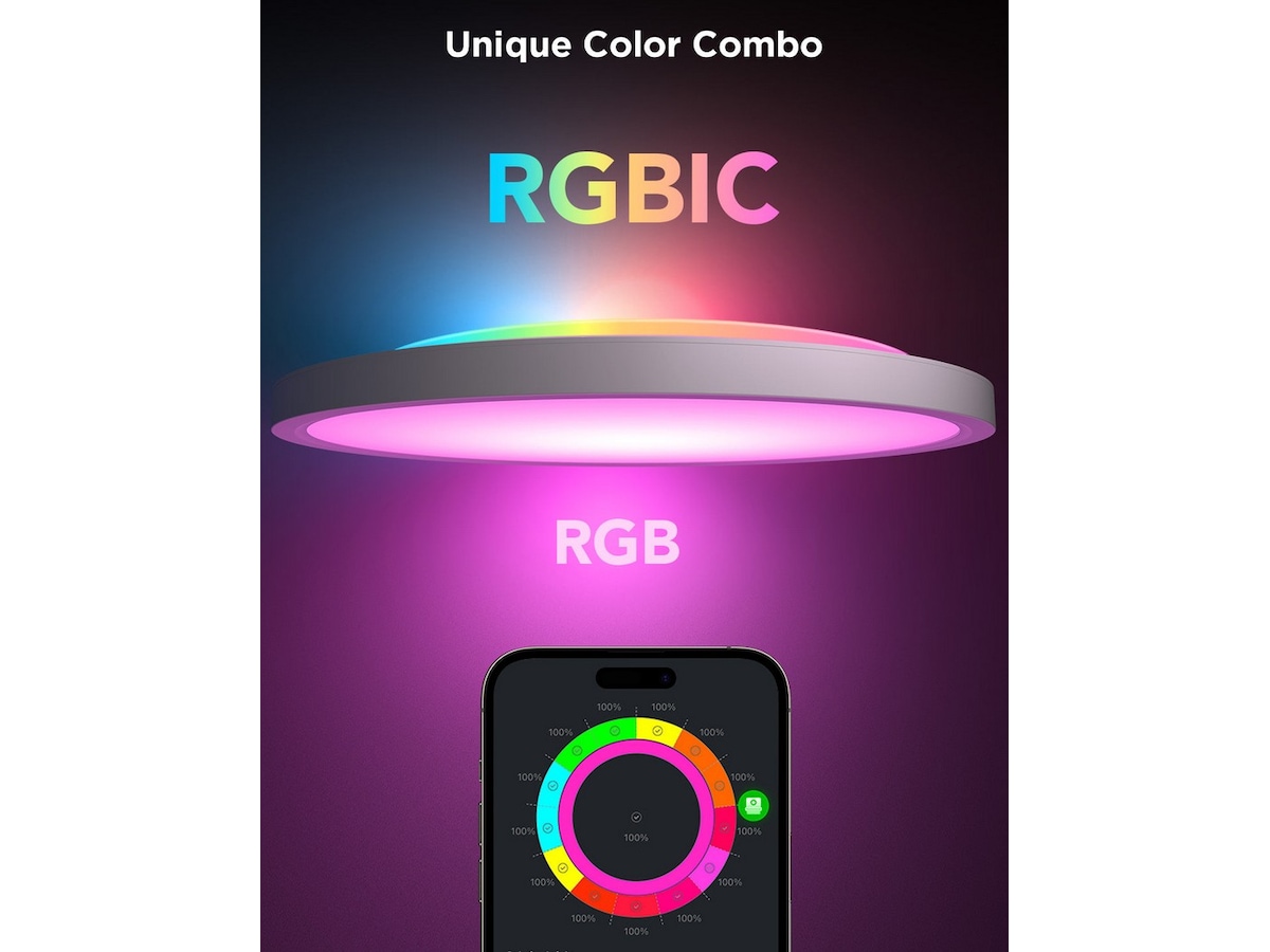 Govee Rund Smart Loftlampe 30cm Loftlampe