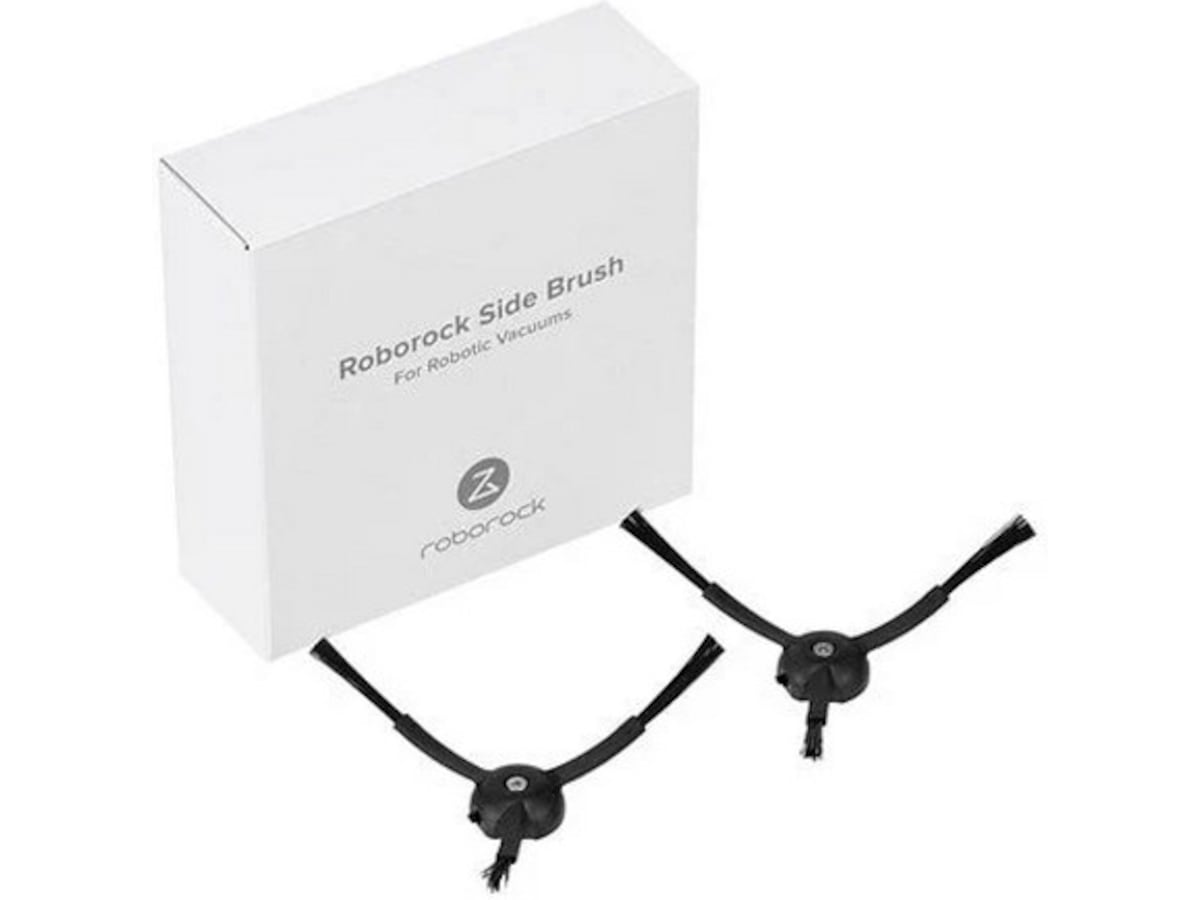 Roborock sidoborste 3-armad Svart 2st Tilbehør til støvsugere og rengøring
