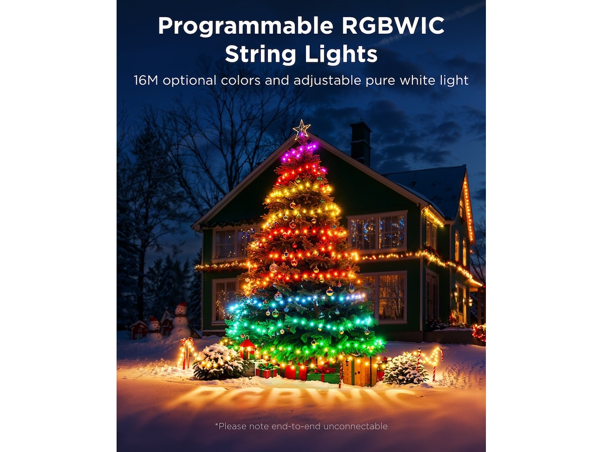 Govee Christmas String Lights 2 20M Led strips & underholdning