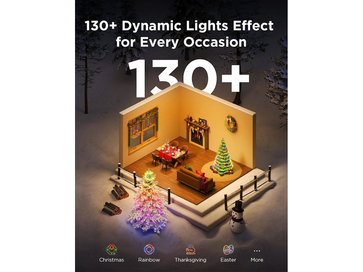 Govee Christmas String Lights 2 20M Led strips & underholdning