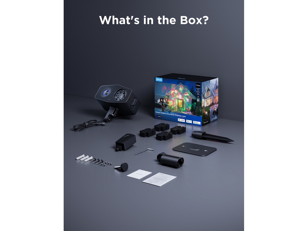 Govee udendørs dekoration projektorlys Led strips & underholdning