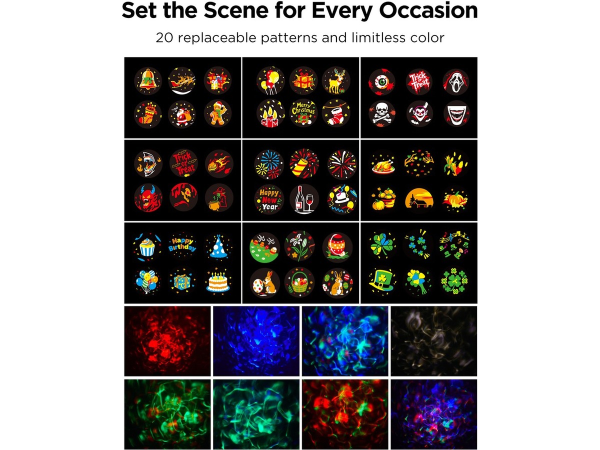 Govee udendørs dekoration projektorlys Led strips & underholdning