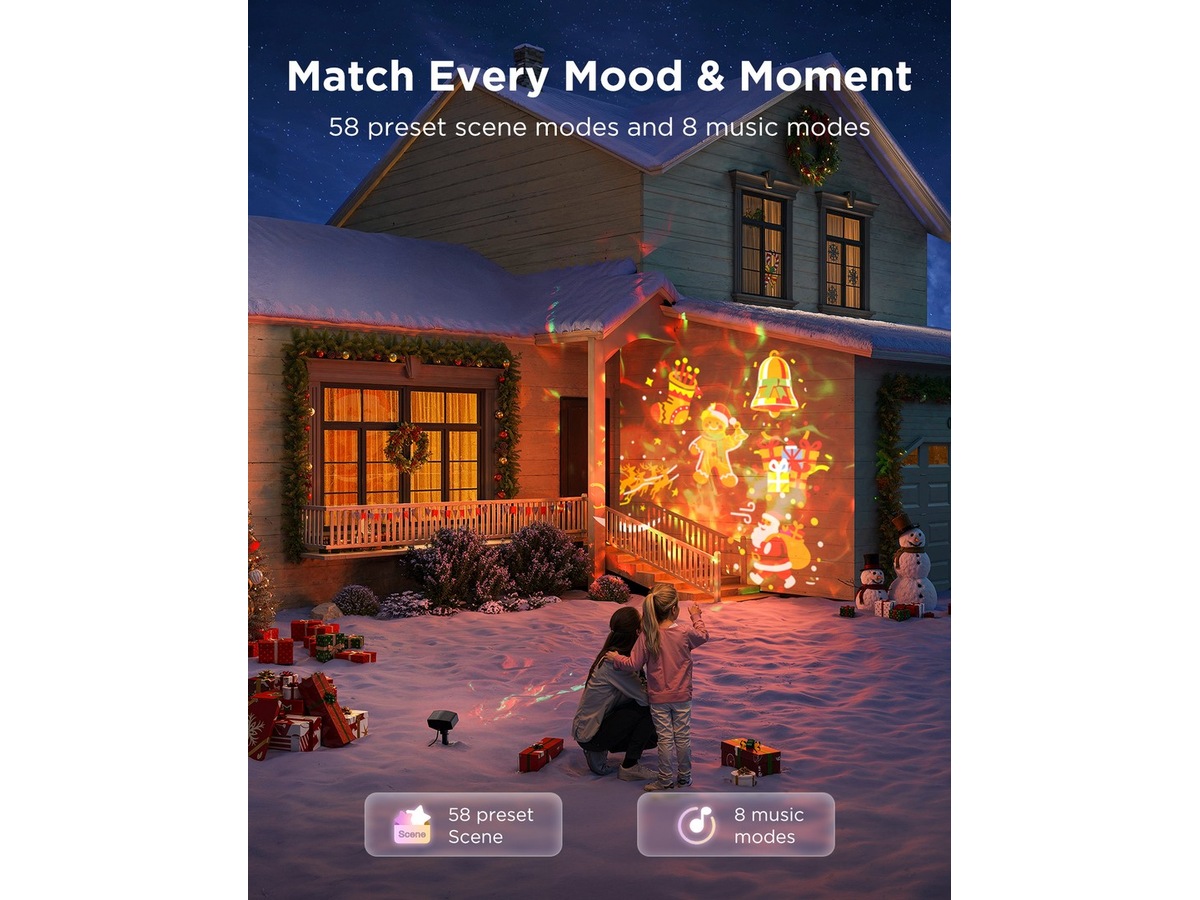 Govee udendørs dekoration projektorlys Led strips & underholdning