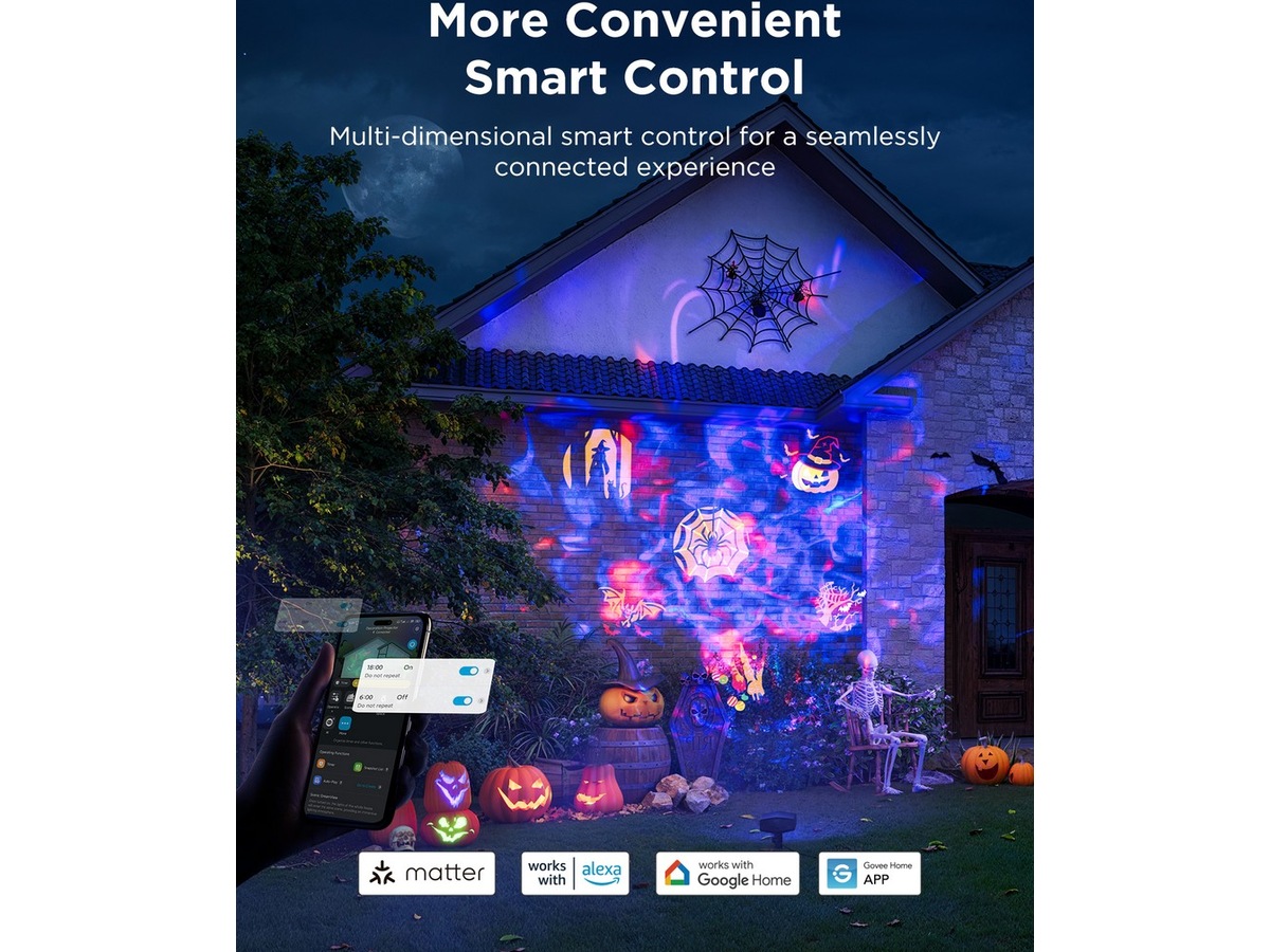 Govee udendørs dekoration projektorlys Led strips & underholdning