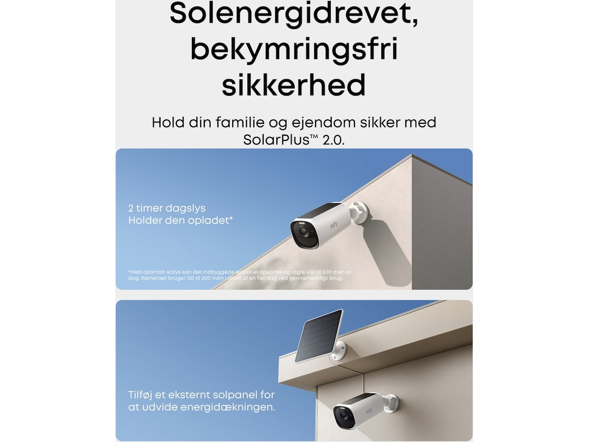 Eufy EufyCam 2x E40 sikkerhedskamera (HomeBase 2) Overvågningskameraer