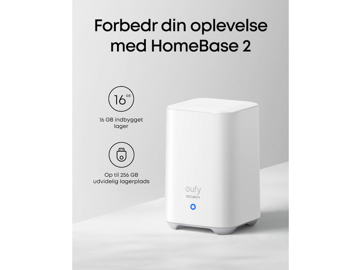 Eufy EufyCam 2x E40 sikkerhedskamera (HomeBase 2) Overvågningskameraer