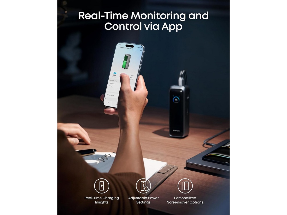 Anker Prime powerbank 20,100mAh Powerbank