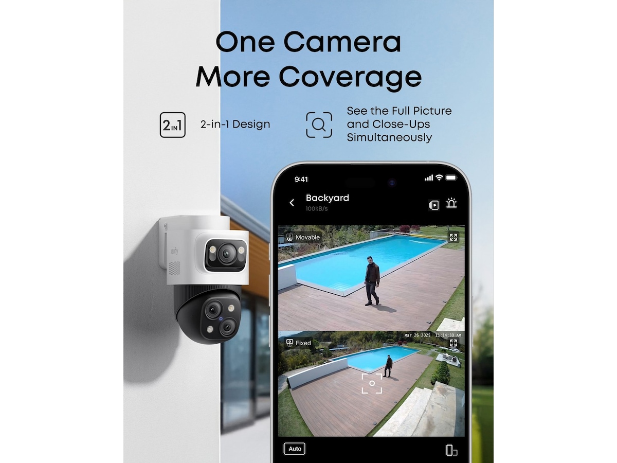 Eufy NVR Security System S4 overvågningssystem Overvågningskameraer