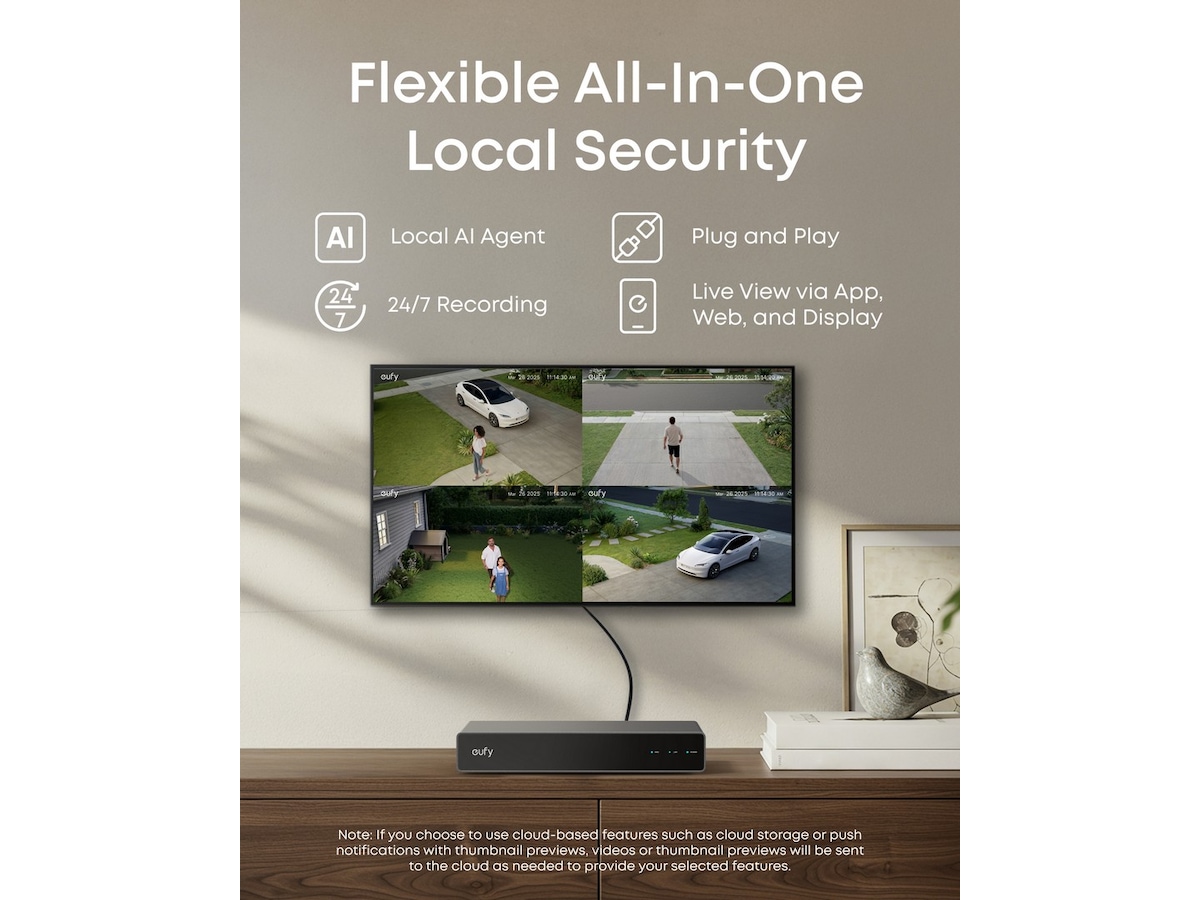 Eufy NVR Security System S4 overvågningssystem Overvågningskameraer